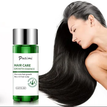 

PUTIMI Nourishing Hair Growth Serum Women Men Prevent Hair Loss Products Effective Growing Hair Repair Care Treatment 20ml