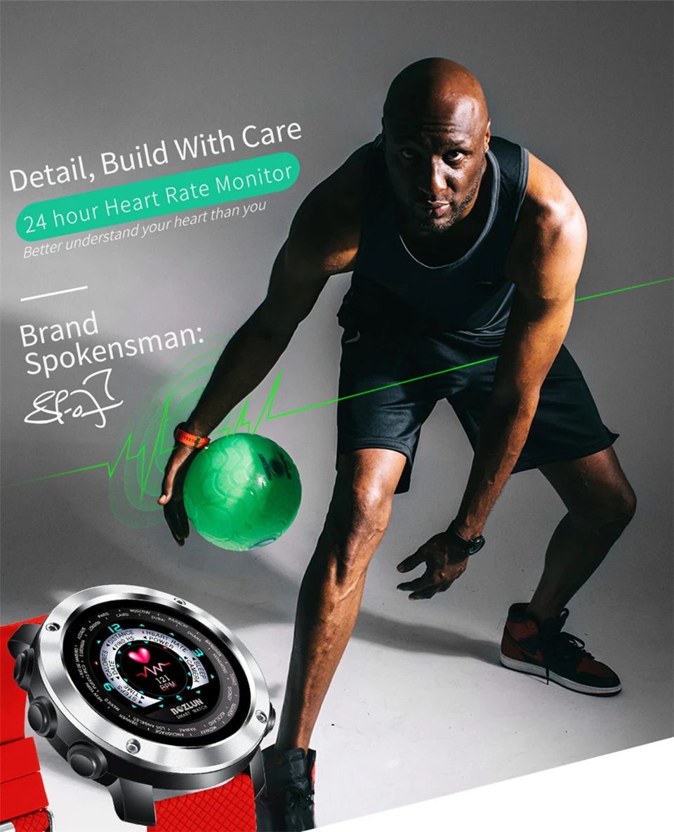 W30 мужские спортивные смарт-цифровые часы с Bluetooth, монитор сердечного ритма, кровяного давления, умный Браслет, водонепроницаемый фитнес-трекер