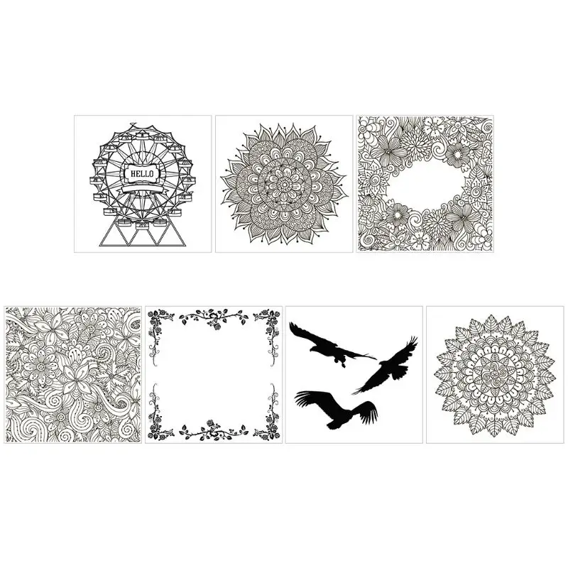 Fly Bird DIY силиконовый прозрачный штамп цепляющее уплотнение тиснение для скрапбукинга декоративные украшения