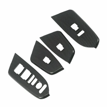 

4PCS/Set Carbon Fiber Style Interior Door Armrest Cover Trim For Honda CRV CR-V 5th 2017-2019 Car Styling Sticker Accessories