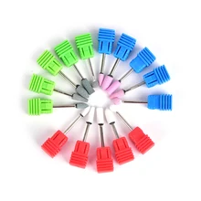 Многофункциональная вращающаяся фреза для кутикулы, 5 шт., инструмент для маникюра, педикюра, сверло для ногтей