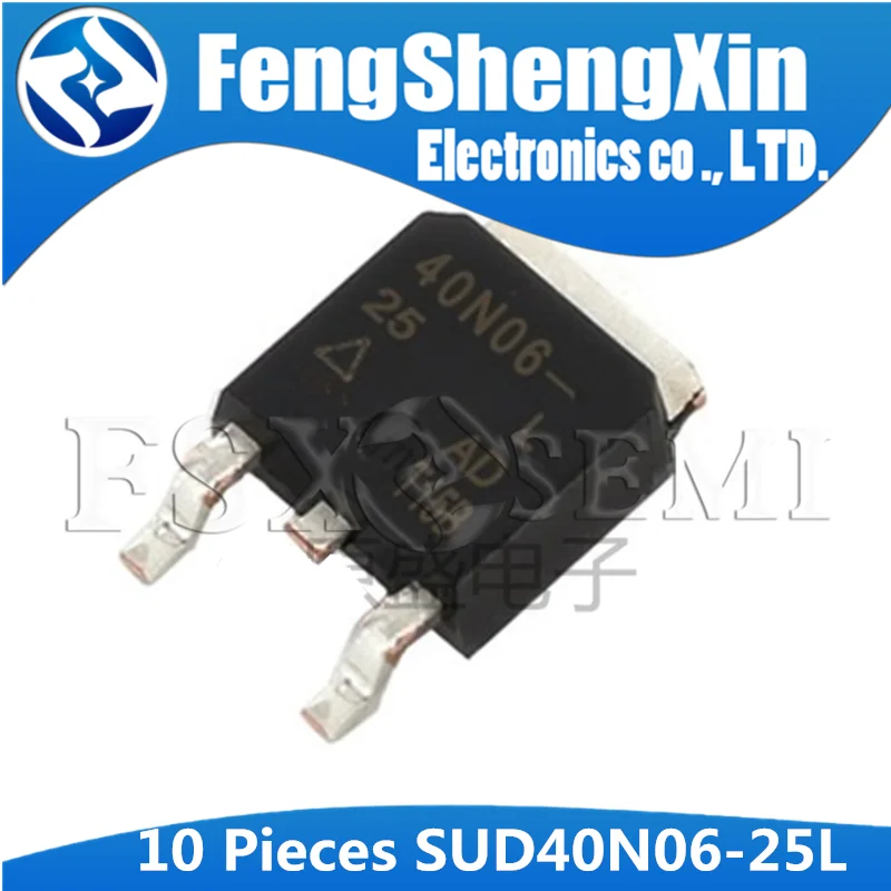 10 шт./лот SUD40N06-25L TO-252 40N06 SUD40N06 40N06-25L MOSFET | Электронные компоненты и принадлежности