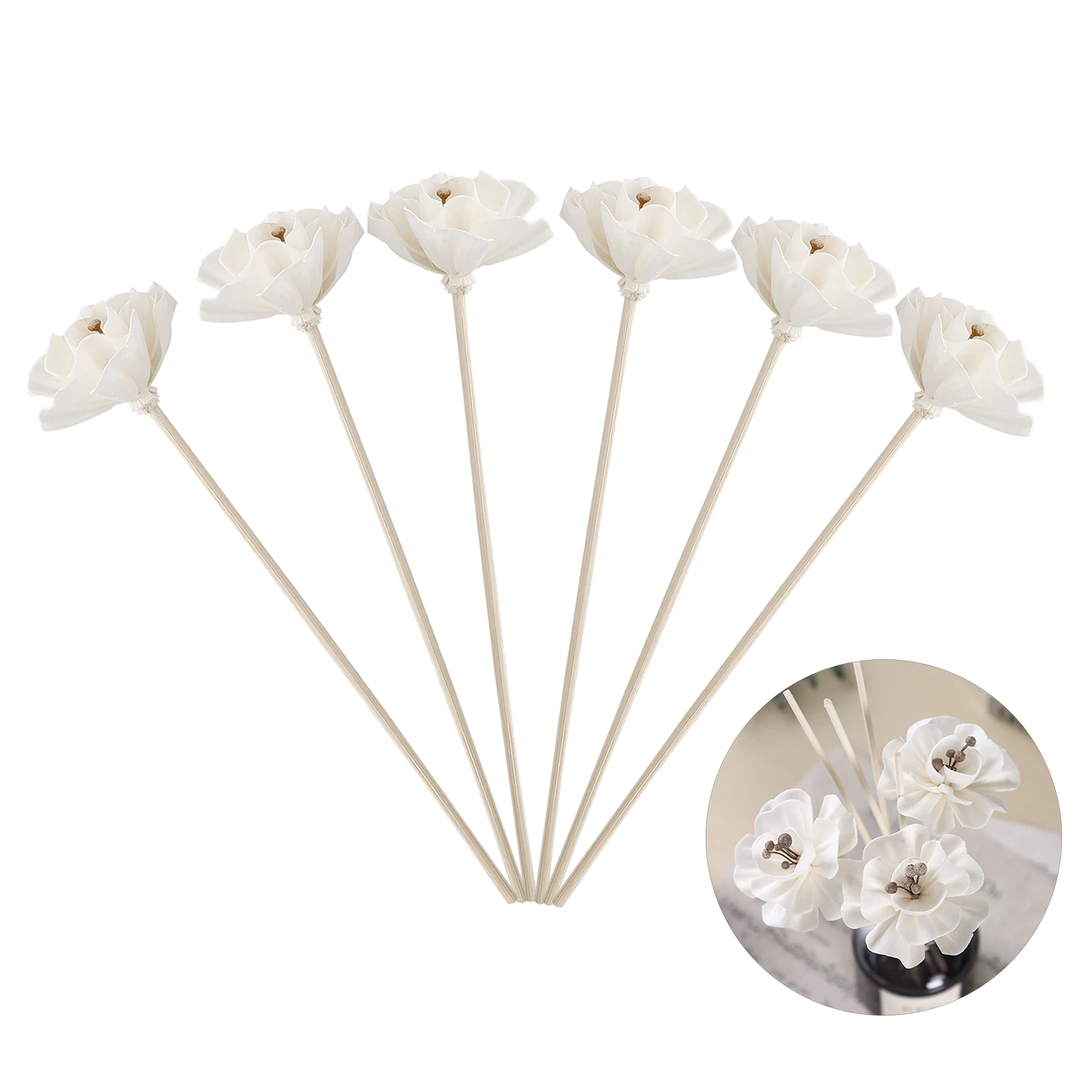 5PCS Reed Rattan Stick Aroma Diffuser Sticks DIY Handmade Rattan Reed