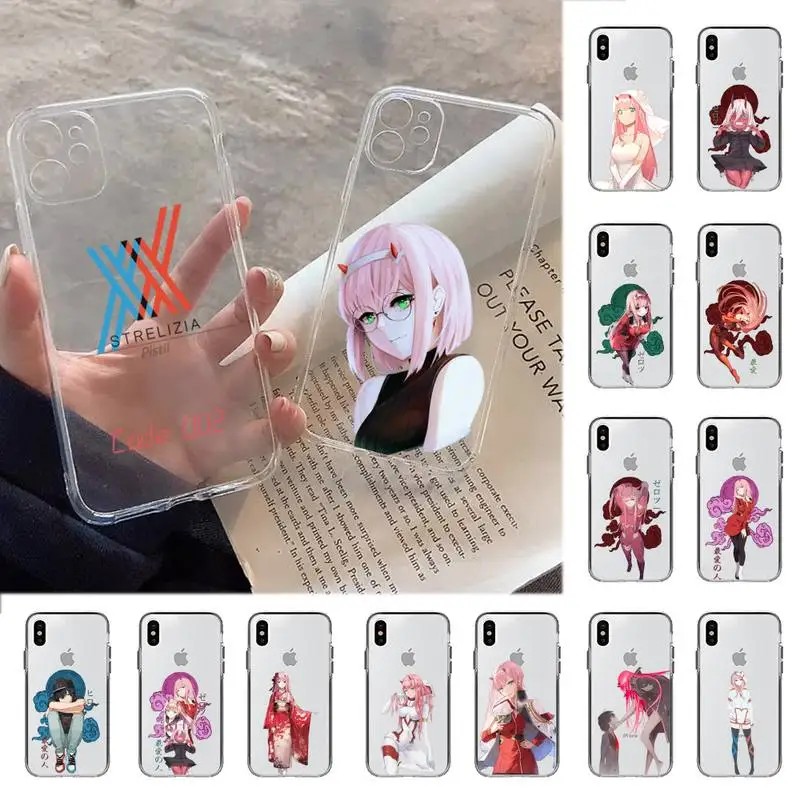 MaiYaCa дорогой в FRANXX ZERO TWO чехол для телефона iPhone 11 12 13 mini pro XS MAX 8 7 6 6S Plus X 5S SE 2020 XR |