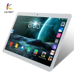 KIVBWY – tablette PC de 10.1 pouces, avec 6 go de ram et 64 go de rom, Wi Fi, 3G, appels téléphoniques, réseau intelligent, Bluetooth, quatre cœurs, Android 8.0 