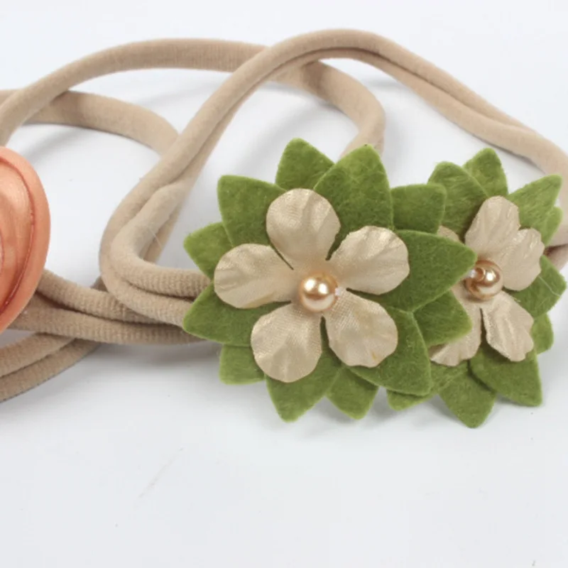 simples multi tecidos flores bandas de borracha