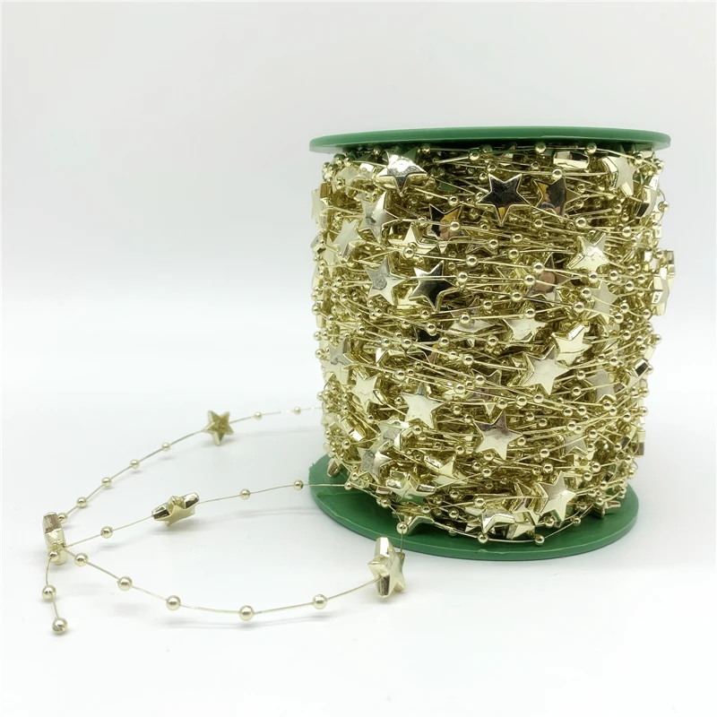 Artificial Pearls Line Beads Chain 3yards/Lot 15mm Butterfly Shape Garland Flowers Wedding Party Decoration DIY Brides Headgear imitation pearl beads