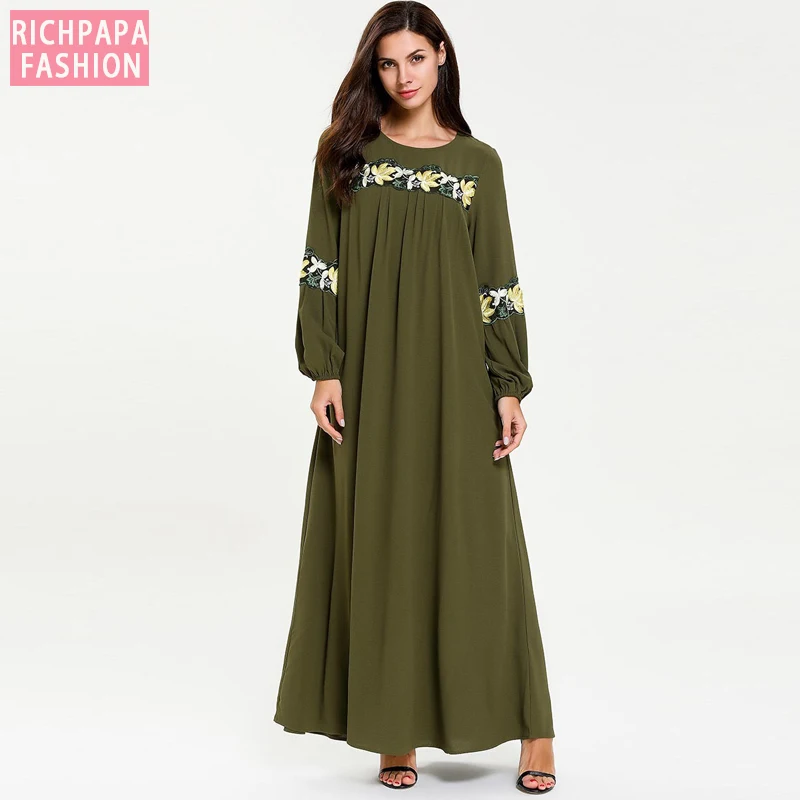 Vestidos Arabes Elegantes кафтан абайя Дубай исламский кафтан платье женщины Рамадан Elbise Eid платья Sukienki Robe Femme Musulmane