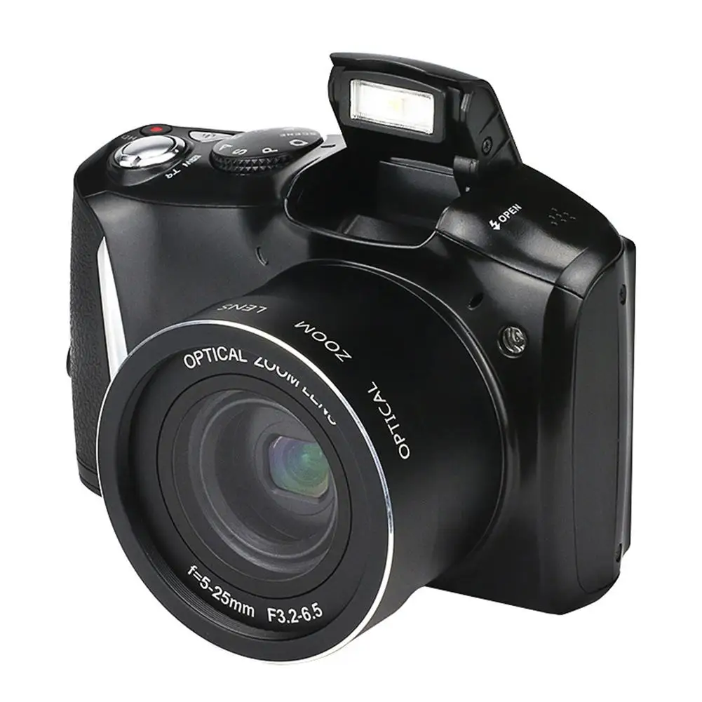 

Digital Camera 20x Zoom Lens LCD Professional Telephoto SLR HD Camera 24MP CMOS Sensor JPEG/AVI 3.5 Inch LCD Screen Digital Cam