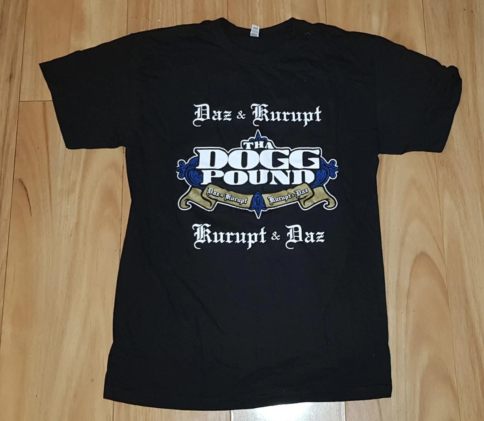 THA DOGG POUND ganstas DAZ KURUPT Новая Черная футболка |