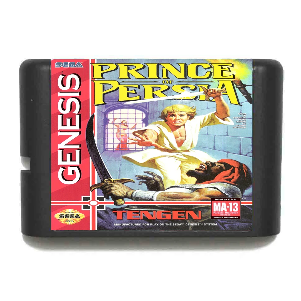 Горячие Принц Персии 16 бит MD карточная игра для Sega игры Mega Drive Genesis | Электроника