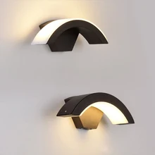 AC85-265V PIR датчик движения настенный светильник 18 Вт современный водонепроницаемый крыльцо бра подсветка стен в коридоре сад балкон сенсор ночной Светильник