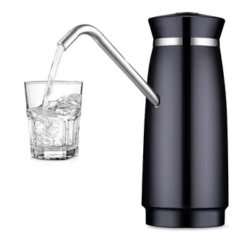 

Mini Household Electric Pure Water Dispenser Bottled Water Pumping Bucket Automatic Water Pump USB Charging 4w Black/White