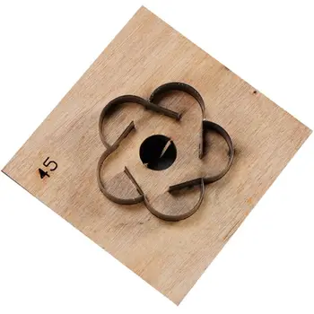 

Leather Hydrangea Pendant Template Wooden Punching Die Cutting Mould Stencil Leather Mold Jewelry Making Art Crafts Tool