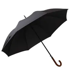 27-дюймовые Ретро зонт с деревянной ручкой ложки с длинной ручкой большой Размеры Шуан Рен Сан автомобиля Бизнес подарок зонтик с рекламой