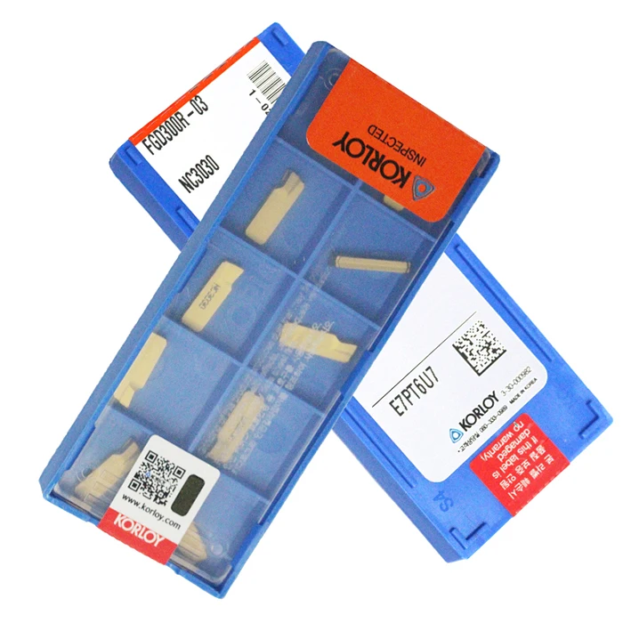 Оригинальные Корея KORLOY ERM16-11W-U PC9030 ERM16-AG55-U PC9030 FG0300R-03 NC3030(10 шт./лот) резец для внутренней обточки вставки