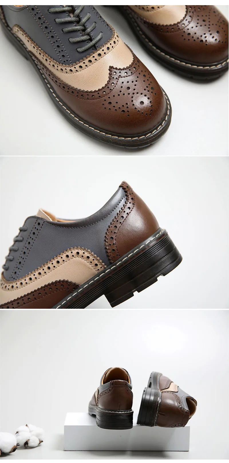 New 2020 England Bullock Flats Oxford Shoes For Woman Vintage Carved Swing Single Women Brogues Shoes Lace Up Lady Oxfords Shoes (10)