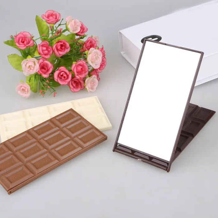12 Слот шоколадный Макияж косметическое зеркало компактные складывающиеся зеркала инструменты для красоты CJing