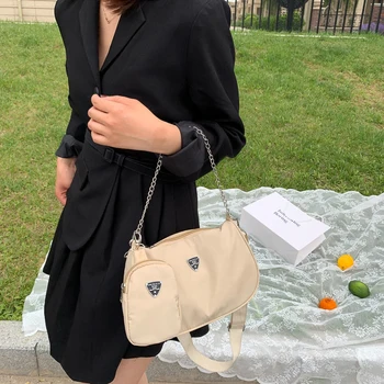 

Internet celebrity popular small bag for women 2020 Summer new fashion all-match chain armpit stick shoulder cross-body bag