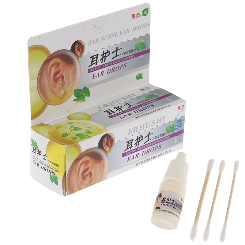 

Health Care 15ML/bottle Ear Drops Cleaner Ear Wax Remover Removal Liquid Cleaning Acute Otitis Drop