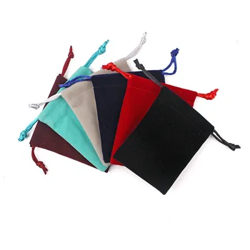 

50pcs Velvet Pouches Soft Useful Dust-proof Jewelry Candy Velvet Package Newest Arrived Hot Selling Stronge Bags 8x10cm 10x12cm