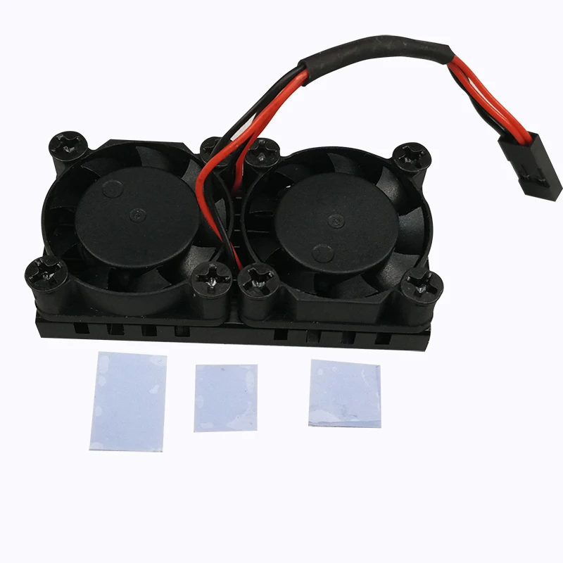 

DC 5V cooling fan for raspberry pi 3 pi 4 model b cpu cooler master rgb cooling dual fan