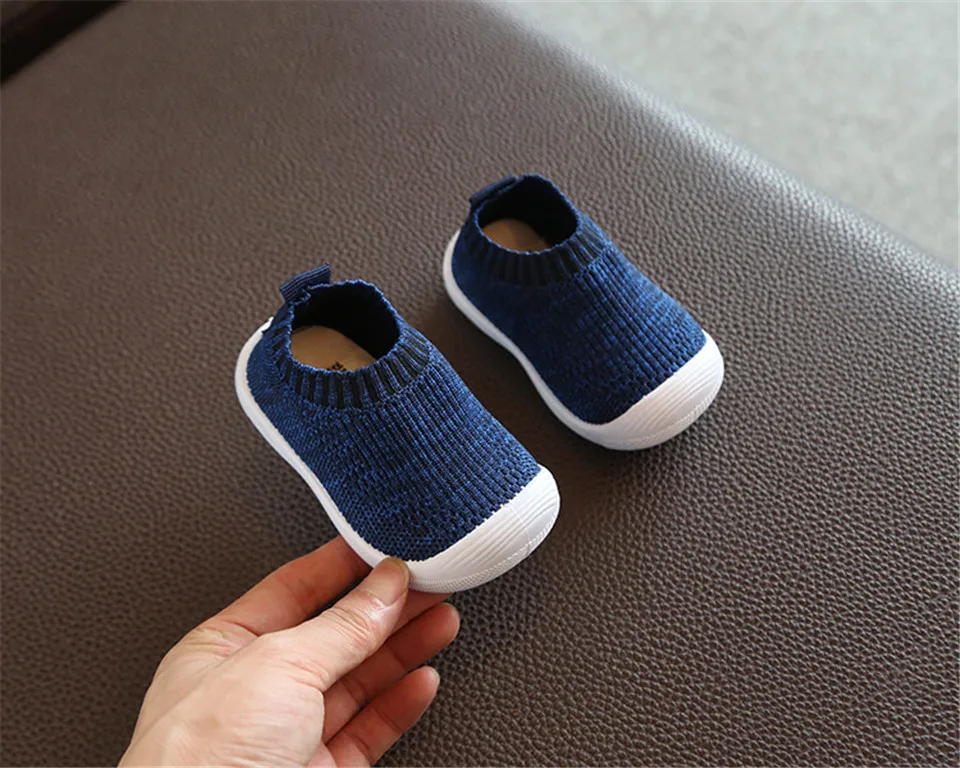 Spring and Autumn Baby First Walkers Soft Botton Baby Boys Shoes Solid Girls First Walkers Fashion Soft Breathable Kids Shoes