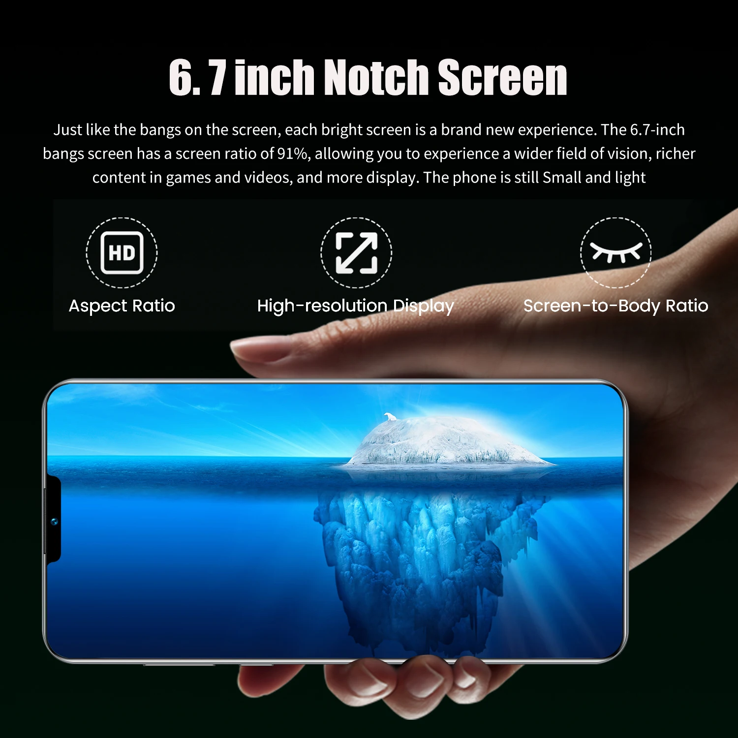 2022 New Full Screen 12GB+512GB I13 Pro Max 6.7 Inch Smartphone 4G 5G Celular Mobilephone Celulares New Global Version Cellphone