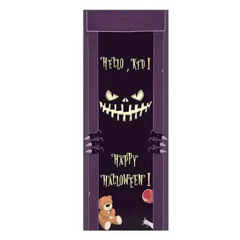 

1 Set Creepy Freak Pattern Sticker Adhesive Sticker Door Sticker for Decoration
