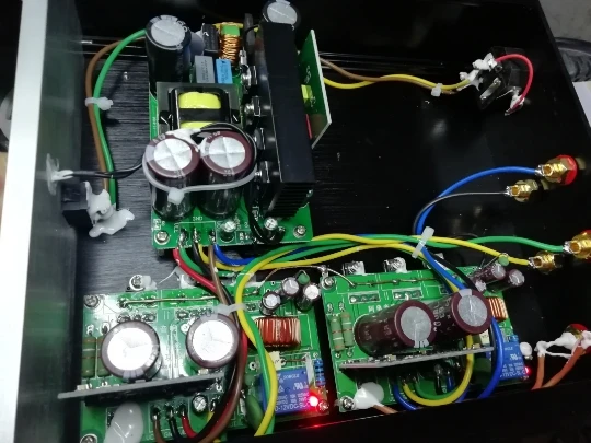 250 Вт x 2 стерео Hi-Fi класса D аудио усилитель мощности IRS2092+ IRFB4227 готовый усилитель
