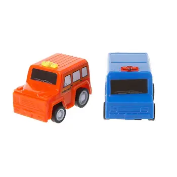 

Cartoon Pull Back Police Car Vehicle Toys Gifts Children Kids Education Learning Toy R9UE