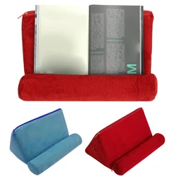 Support de tablette ou téléphone portable, pliable doux en matière éponge, idéal si repos au lit, sur l'oreiller, un coussin, en voiture, pour lecture de livre ou bureau 