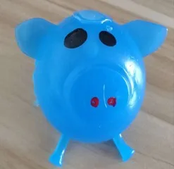 1Pc Anti-stress Decompression Squeeze Toy Sticky Venting Water Balls Various Styles Pig Toys For Children Autism Mood - Цвет: Синий