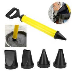 Pistolet à calfeutrage de haute qualité, pompe à ciment et à chaux, seringue à mortier, applicateur, outils de remplissage de coulis avec 4 buses 