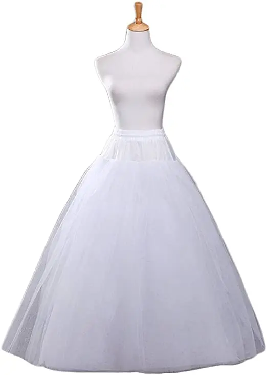 

A-line Hoopless Petticoat Crinoline Underskirt Slips for Wedding Dress