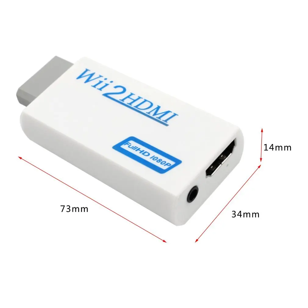 Для nintendo wii без проблем подключи и играй для Mando wii к HDMI 1080p конвертер адаптер wii 2hdmi 3,5 мм аудио коробка для wii-link