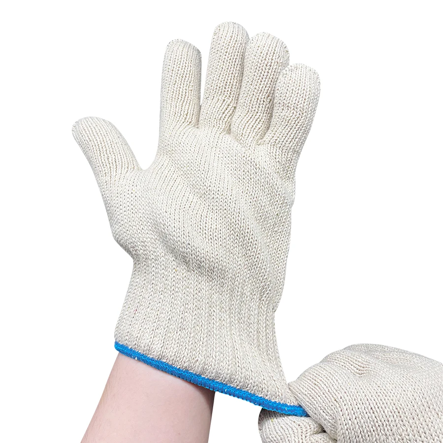 Tanlade 12 pares de guantes de cocina resistentes al calor, guantes de  cocina gruesos de algodón suave, guantes de forro acolchado, fiables