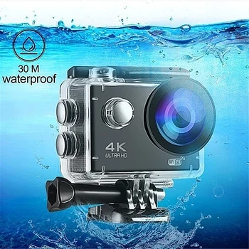 

4K WIFI Action Camera Diving 30M Waterproof 2.0In LCD Ultra HD 170 Degree Wide Remote Control Sports Video Recording Cameras