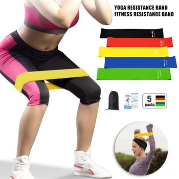 

Workout Resistance Bands Loop Set Fitness Yoga Booty Leg Exercise Band for Training &T8