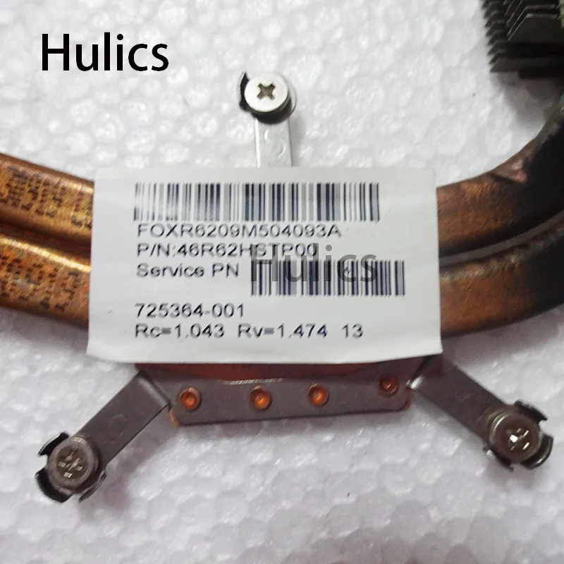 Hulics 725364 ноутбук радиатор ЦП вентилятор охлаждения для HP 14-E 15-E 17-E TPN-Q118 Q117 Q121 725364-001 аккумулятор большой емкости