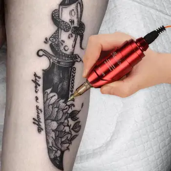 

Aluminium Alloy Metal Low Noise Motor Tattoo Machine Body Art Rotary Tattoo Pen Strong and Stable Driving Force Low Noise