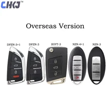 CHKJ 1 шт. KYDZ дистанционный ключ для смарт-ключ Programmeur не лезвие NZN-4+ 1 B5YT-3 DFZN-3+ 1 брелок для ключей KYDZ дистанционный Управление ключ
