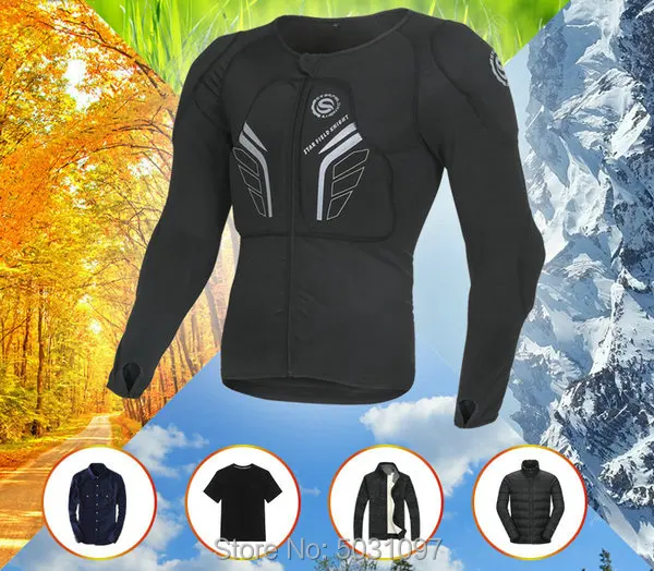 

SFK мотоциклетная защита для езды на мотоцикле, Противоударная Базовая куртка, защита мотоцикла, внутренняя одевающаяся Защитная куртка