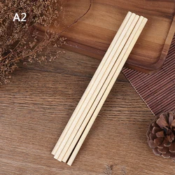 Eco - Friendly Bamboo Drinking Straws Set - Reusable Natural Wood Straws for Parties, Birthdays, Weddings, and Bars (Set of 5) (A2)