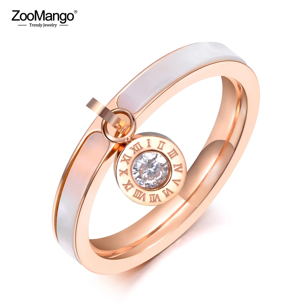 ZooMango этнический дизайн розовое золото искусственная кожа титановая сталь