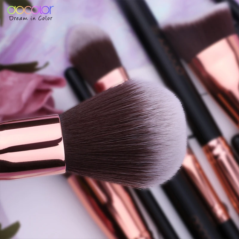 Günstig Docolor 11Pcs Make Up Pinsel Set Foundation Pulver Lidschatten Blending Pinsel Beauty Make up Pinsel Synthetische Haar
