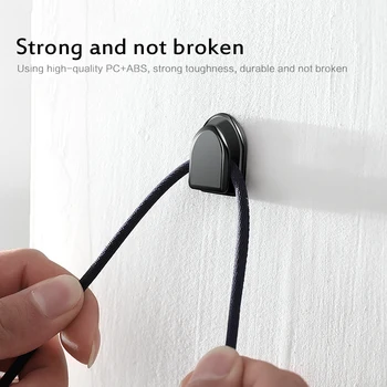 

1/4Pcs Car Hooks Organizer Storage Auto Fastener Clip Car Hooks Organizer For USB Cable Headphone Key Hanger