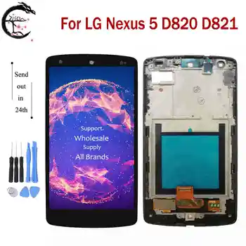 

LCD With Frame For LG Nexus 5 D820 D821 LCD Display Screen Touch Sensor Digitizer Assembly 4.95" For LG Nexus5 D820 Display Full