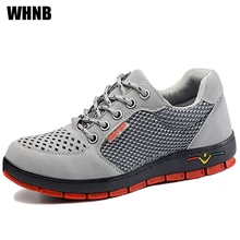 Для мужчин Утепленные ботинки электрика анти-статические защитные ботинки Для мужчин легкие дышащие Повседневная обувь ботинки