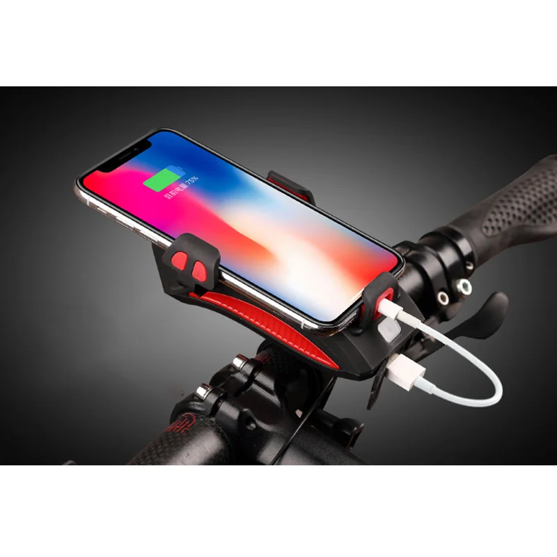 Perfect Mount Bike Phone Holder Accessories Set ABS Cycling Outdoor Sports Headlights Power Bank 5pcs Bicycle 5